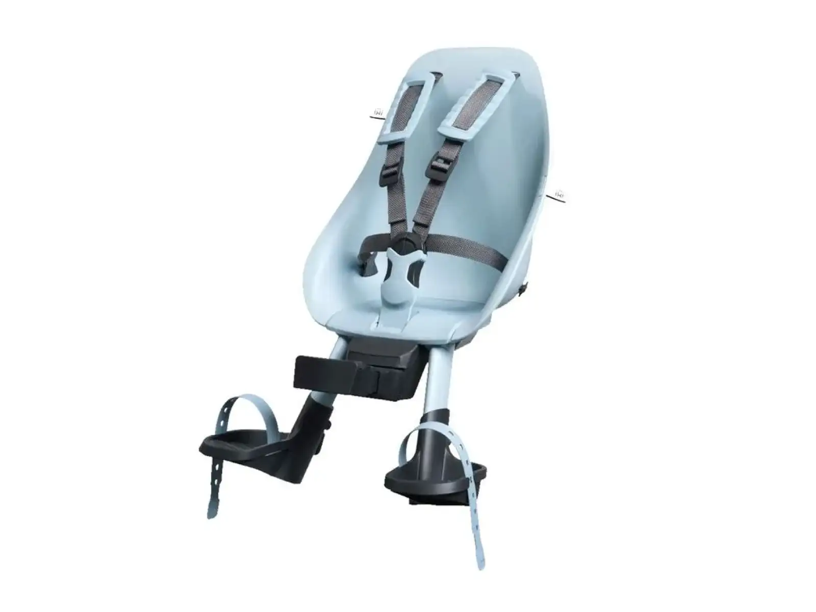 Urban Iki Kindersitz vorne mit Adapter Aotake Light Blue