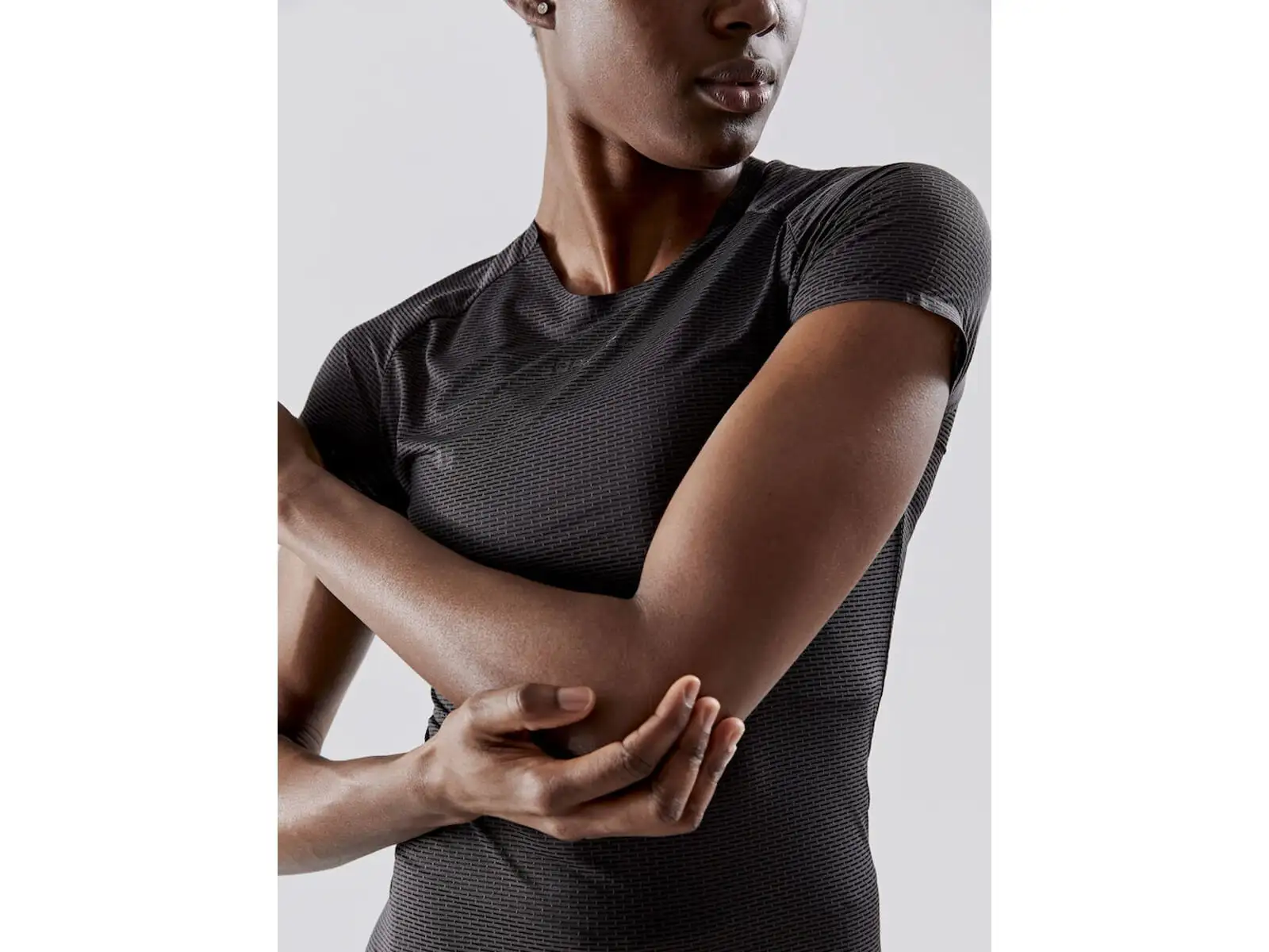 Craft Pro Dry Nanoweight Damen T-Shirt kurzarm Schwarz