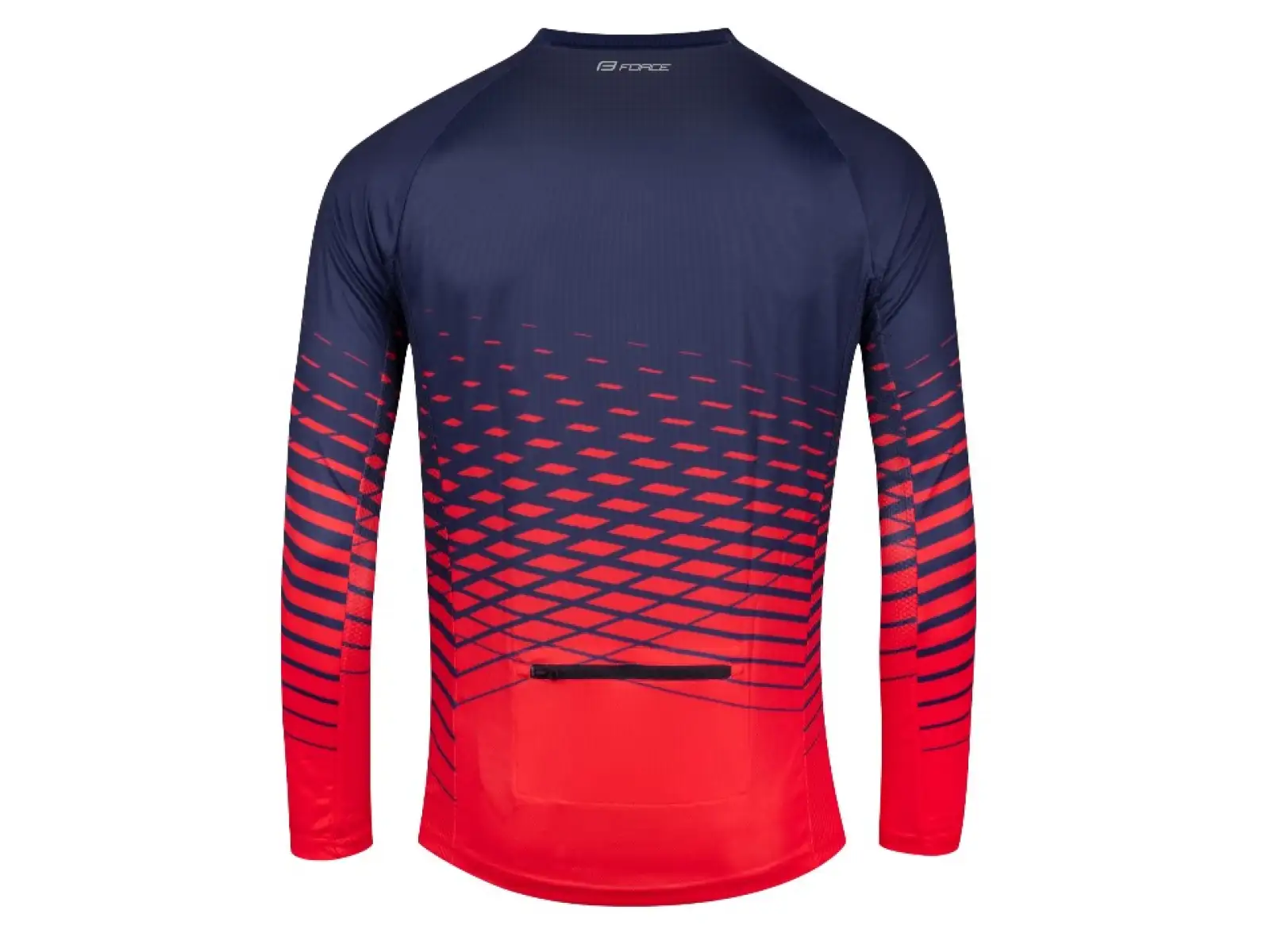 Force Angle MTB Herren Langarmtrikot blau/rot