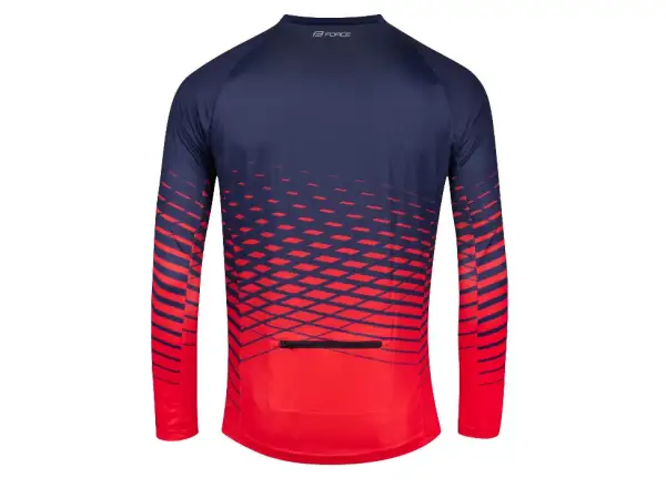 Force Angle MTB Herren Langarmtrikot blau/rot