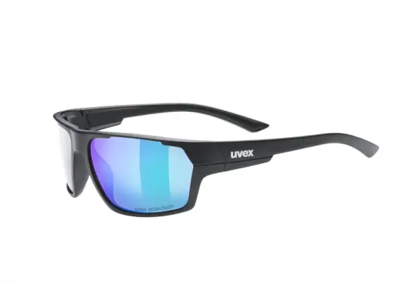 Uvex Sportstyle 233 Polavision Brille Black Matt/Mirror Green