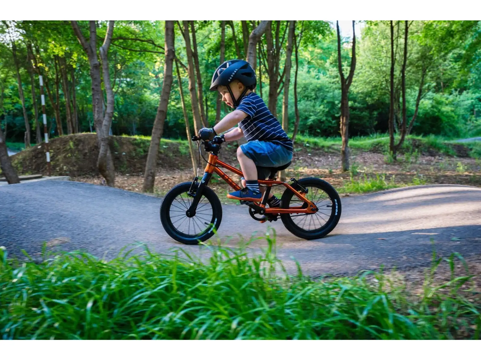 Rascal 14 Kinderfahrrad Himbeere