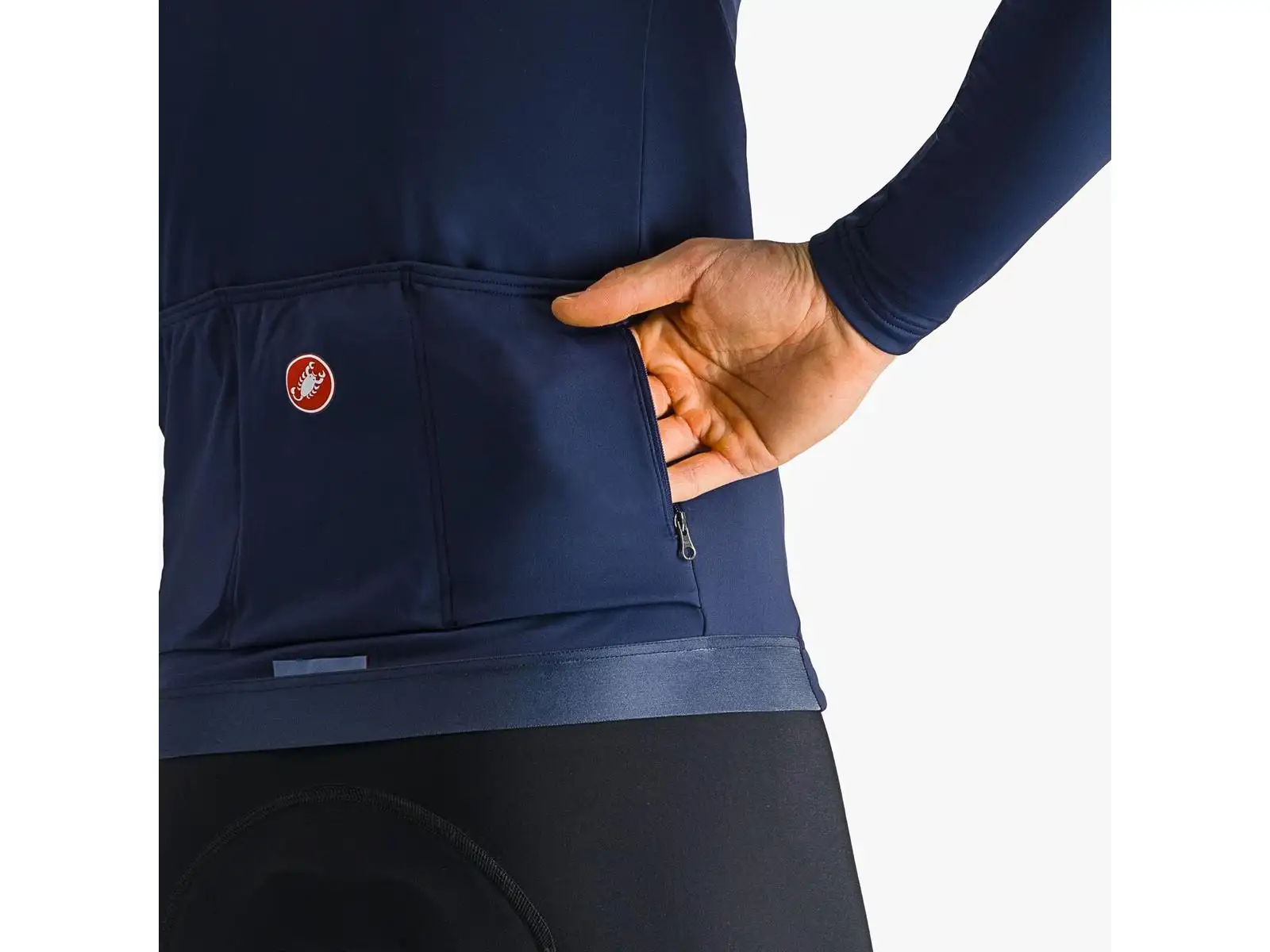 Castelli Espresso Thermal Herrentrikot belgischblau.