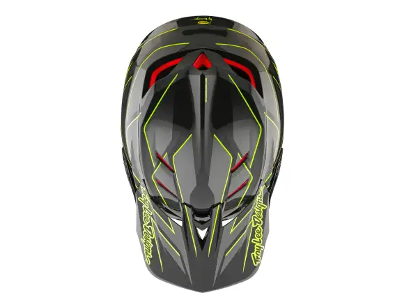 Troy Lee Designs D4 Composite Ghostwing Helm Grau