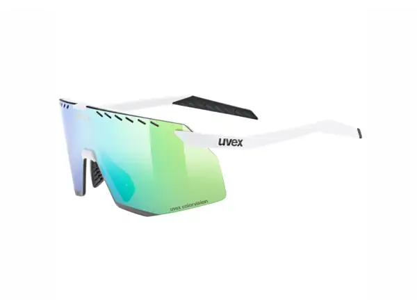 Uvex Pace Stage ColorVision Small Brille White Matt/Mirror Green