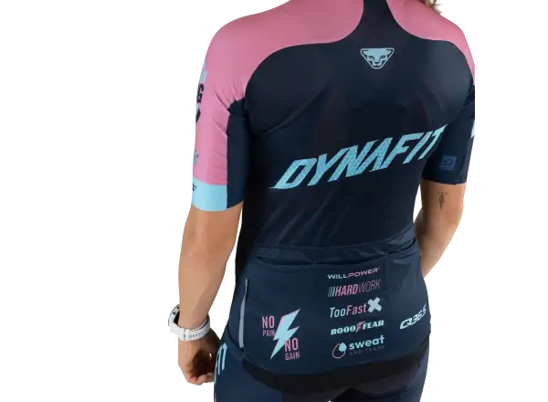 Dynafit Squad Damen Kurzarmtrikot mokarosa