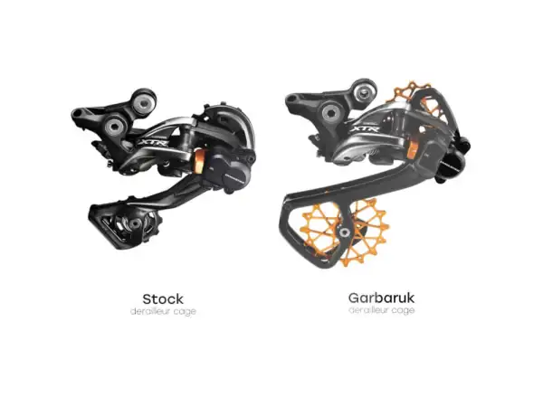 Garbaruk Derailleur Cage Schaltwerkskäfig Shimano 11-fach Blau