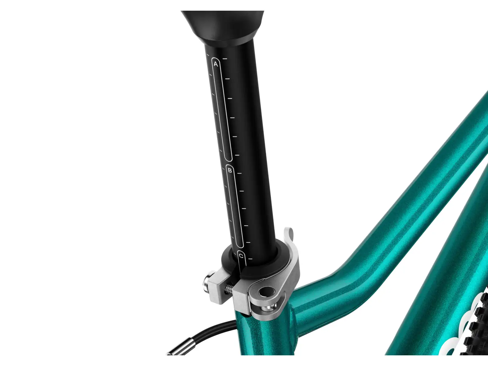 Woom GO 4 Metallic Turquoise 20 Kinderfahrrad