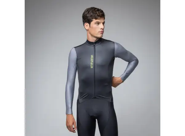 Alé PR-E Follow Me Herren Thermotrikot langarm Black