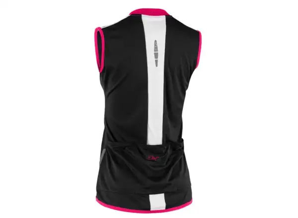 Etape Pretty Damen ärmelloses Trikot schwarz/rosa