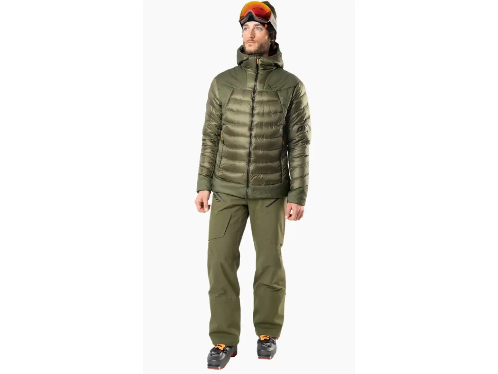 Dynafit Free Down RDS Herren Daunenjacke mit Kapuze Winter Moss