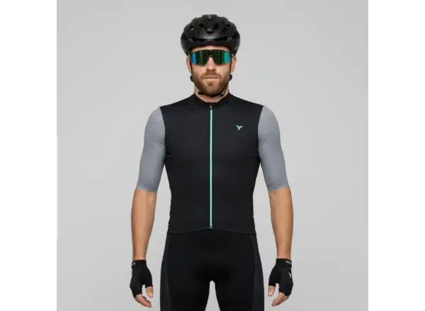 Silvini Auronzo Herren-Trikot kurzer Ärmel Black/Ocean