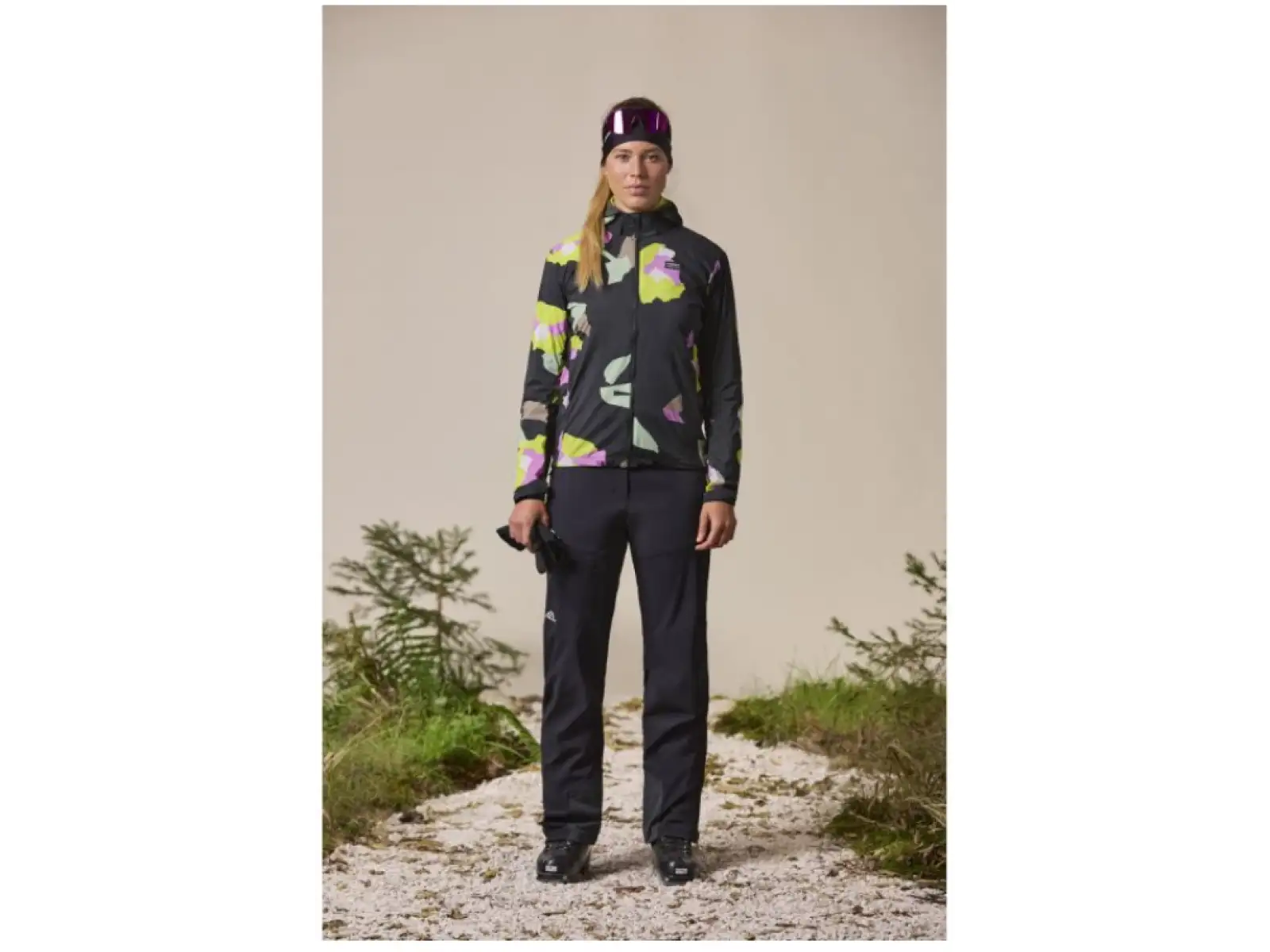 Maloja FjelletM. Printed Damenjacke Deep Black Fieldflower