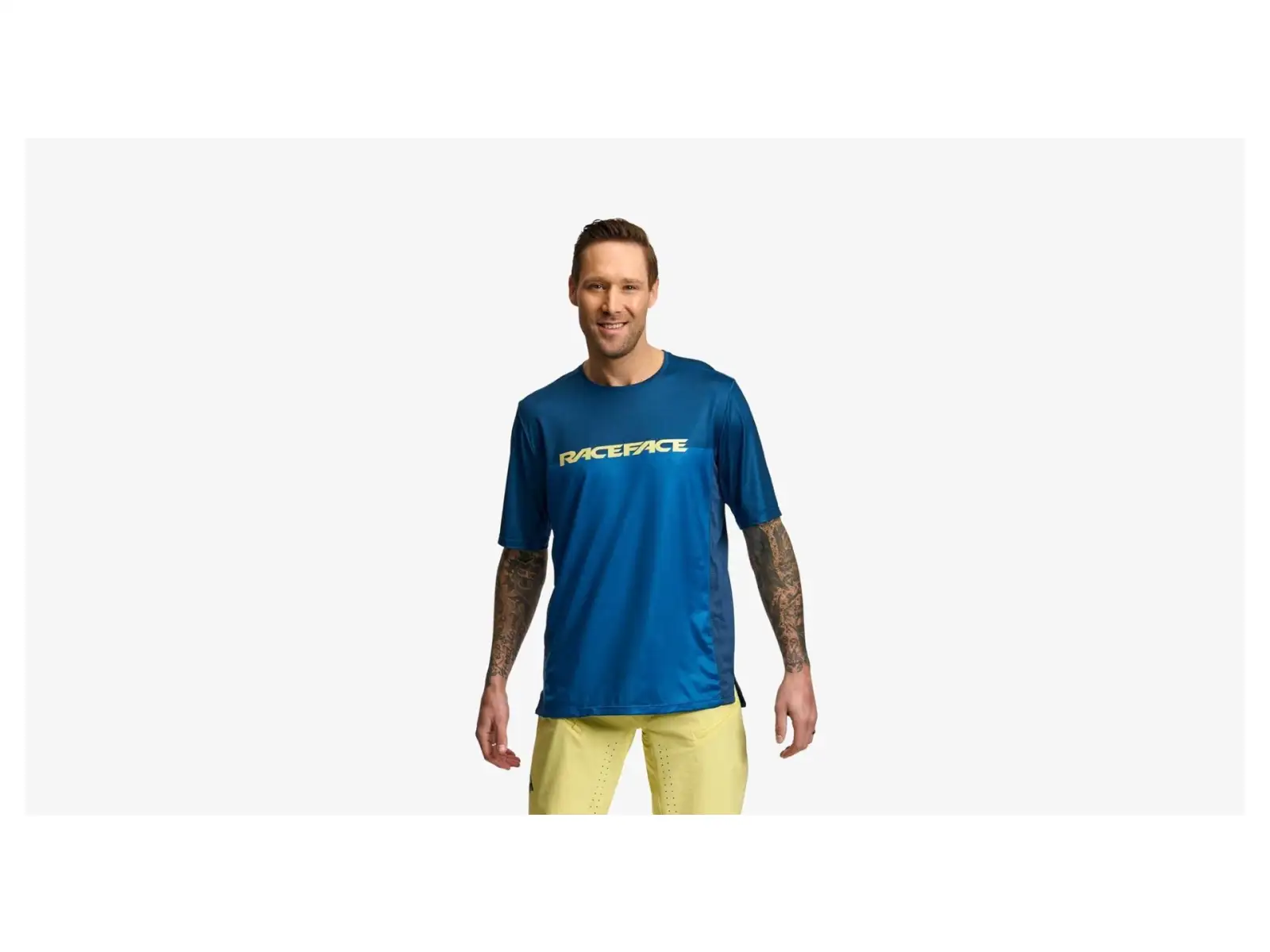 Race Face Diffuse Herren Langarmshirt Navy.