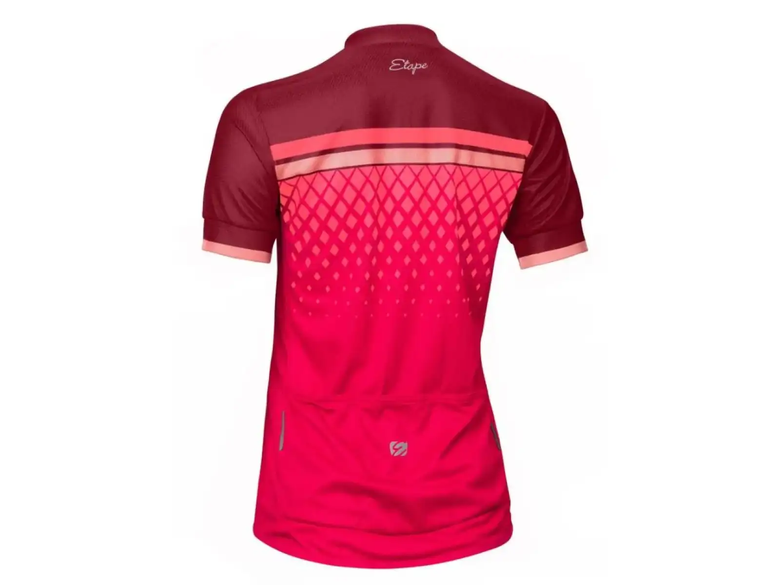 Etape Diamond Damen Kurzarmtrikot bordeaux/pink