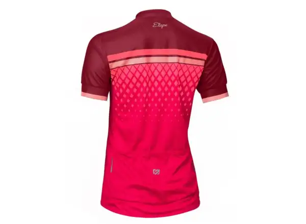 Etape Diamond Damen Kurzarmtrikot bordeaux/pink