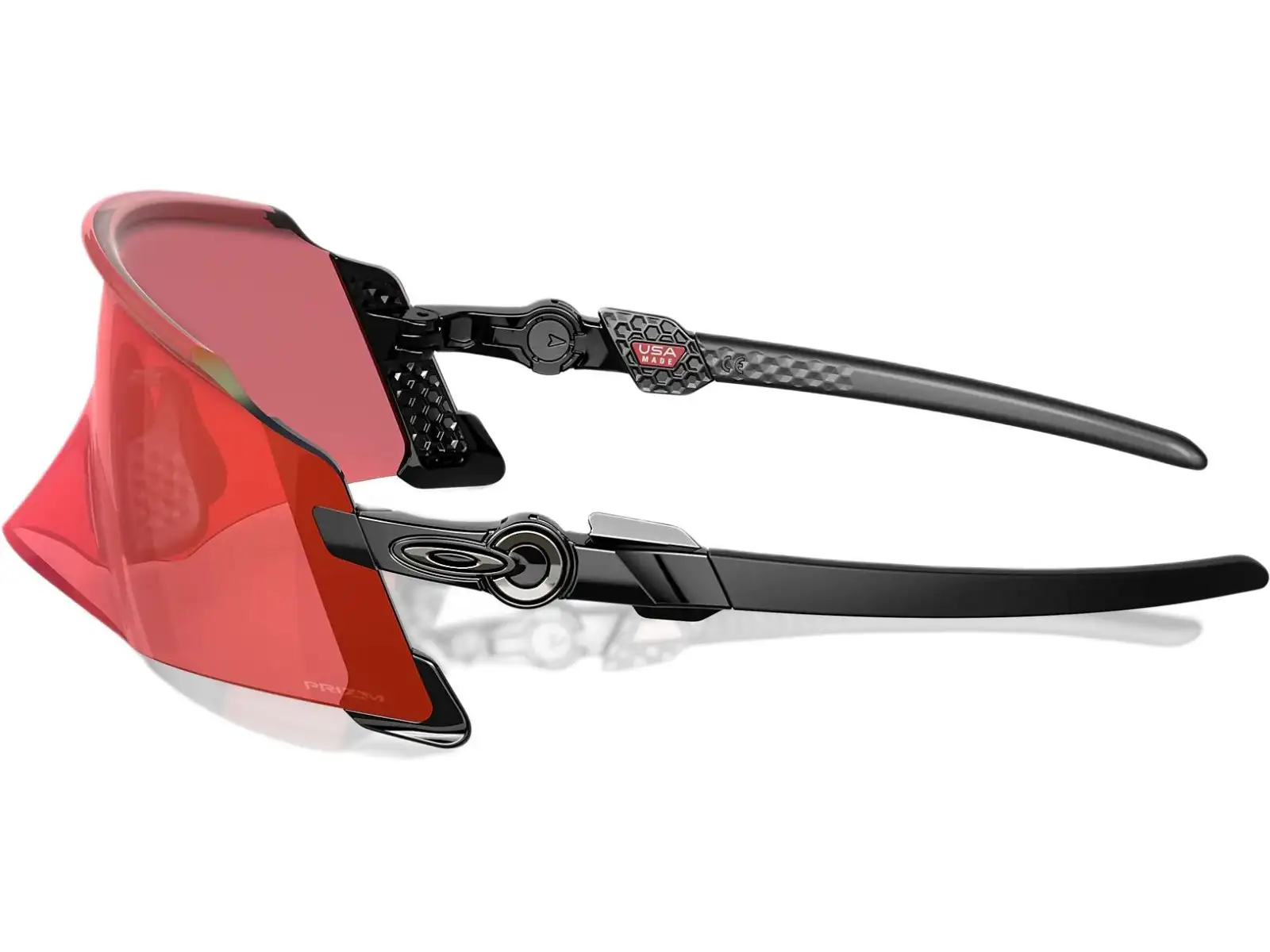 Oakley Kato Sonnenbrille - Polished Black/Prizm Trail Torch