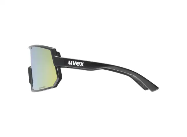 Uvex Sportstyle 235 Polavision Radbrille Black Mat/Mirror Red