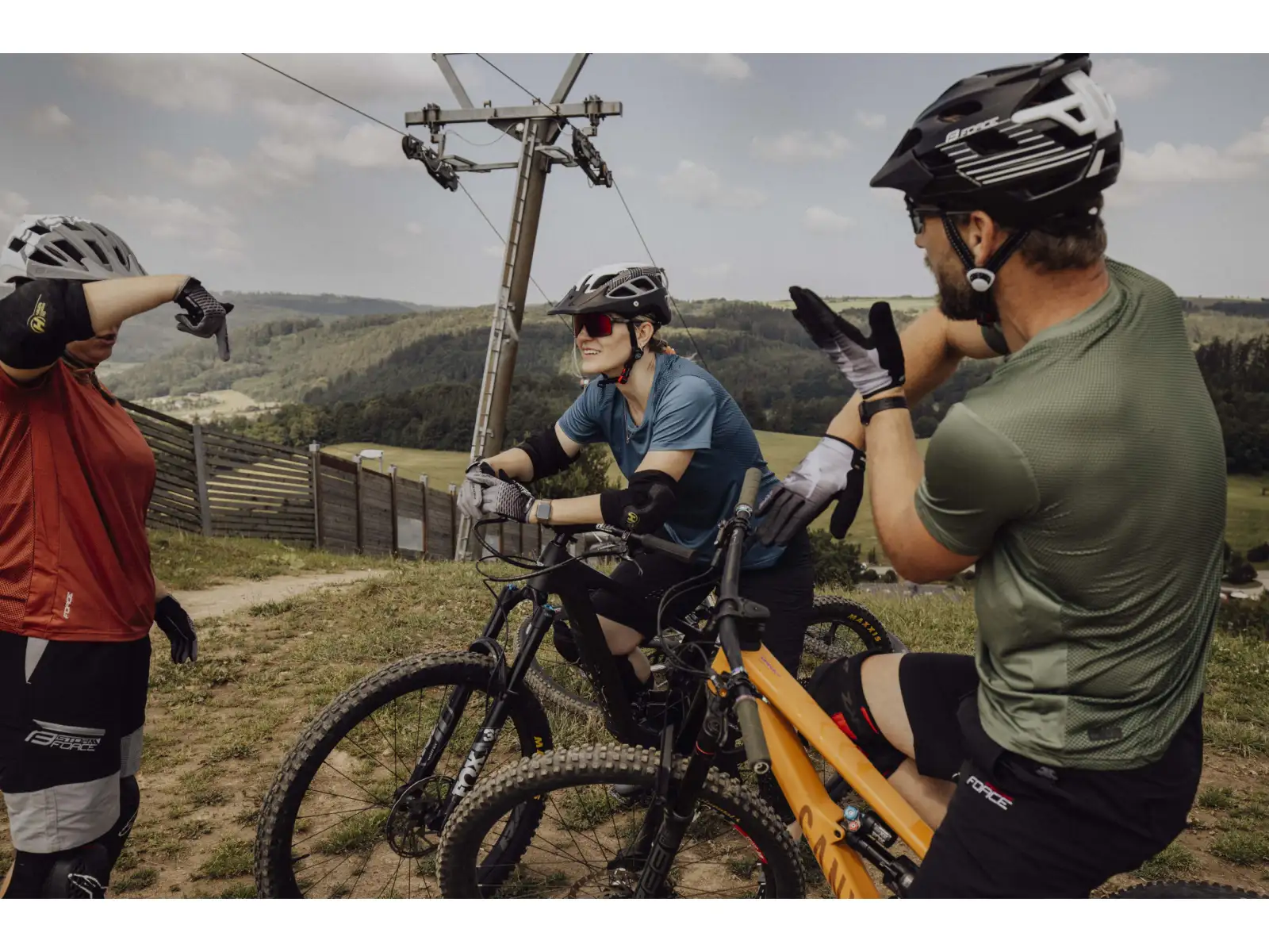 Force MTB Mount Herren Trikot Kurzarm Army