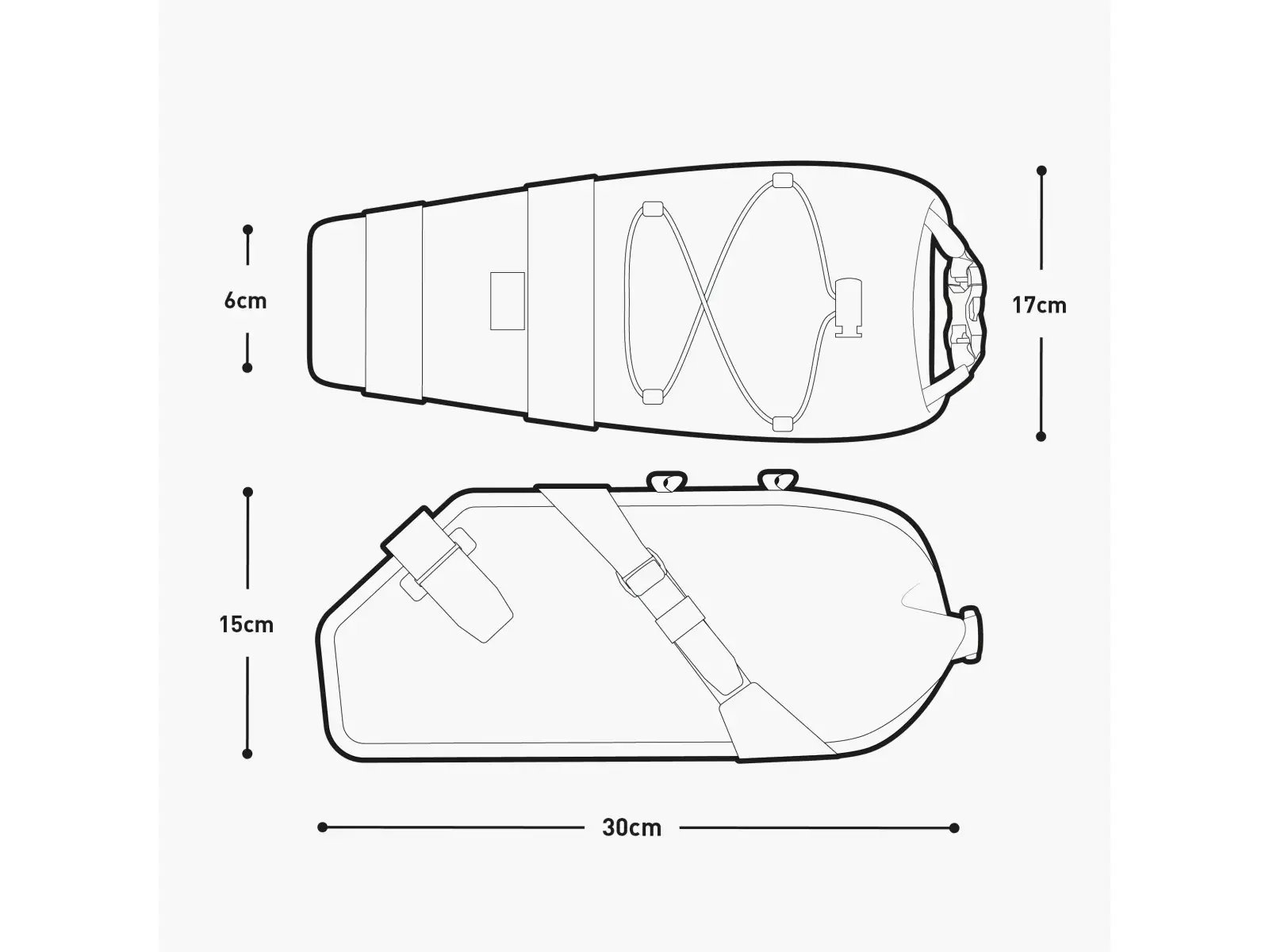 Evoc Seat Pack Ultra WP 4 Satteltasche Black