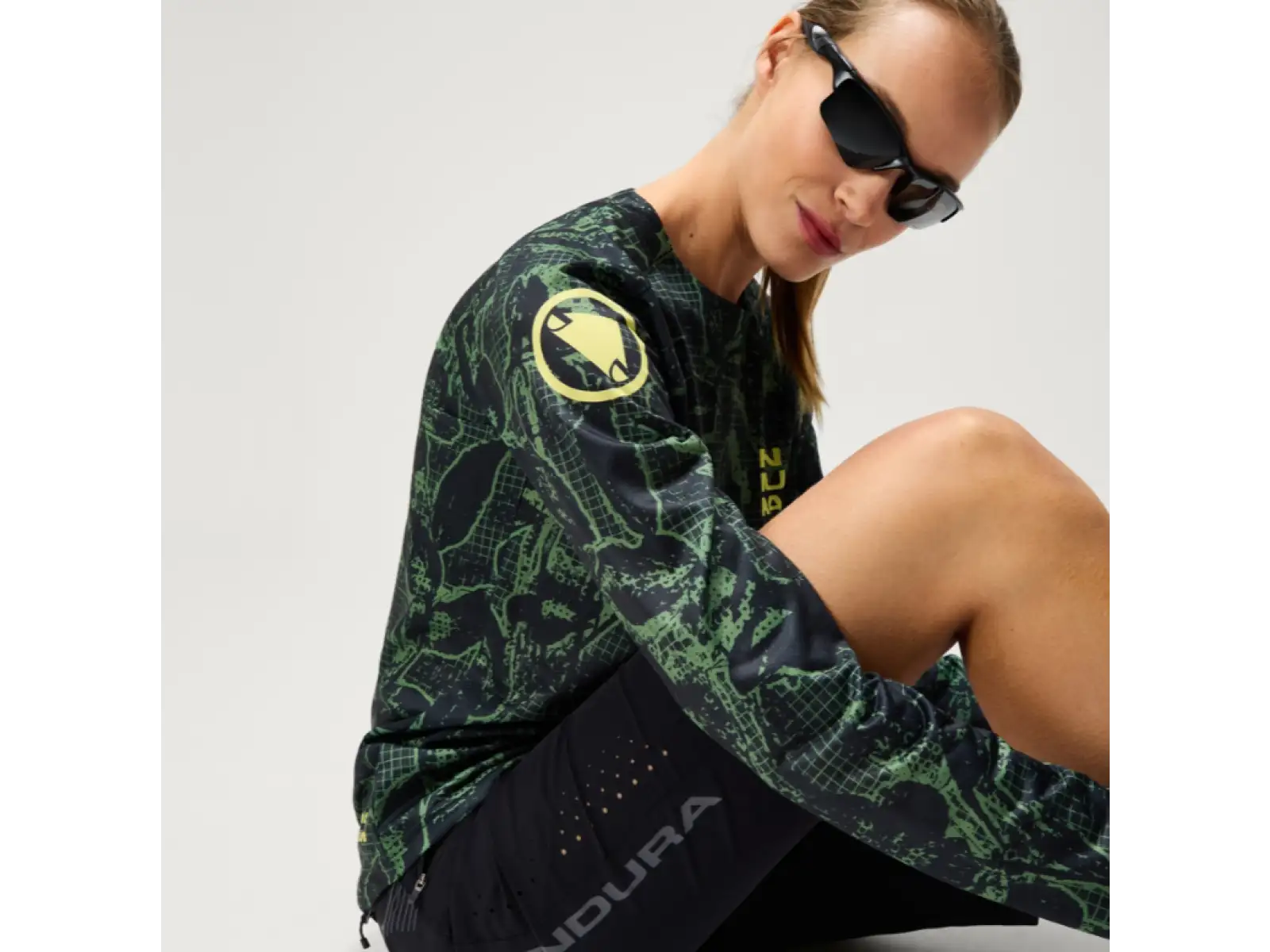 Endura Floral LTD Damen-Jersey langärmlig Black