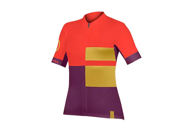 Endura FS260 Print Herren Kurzarmtrikot granatapfel