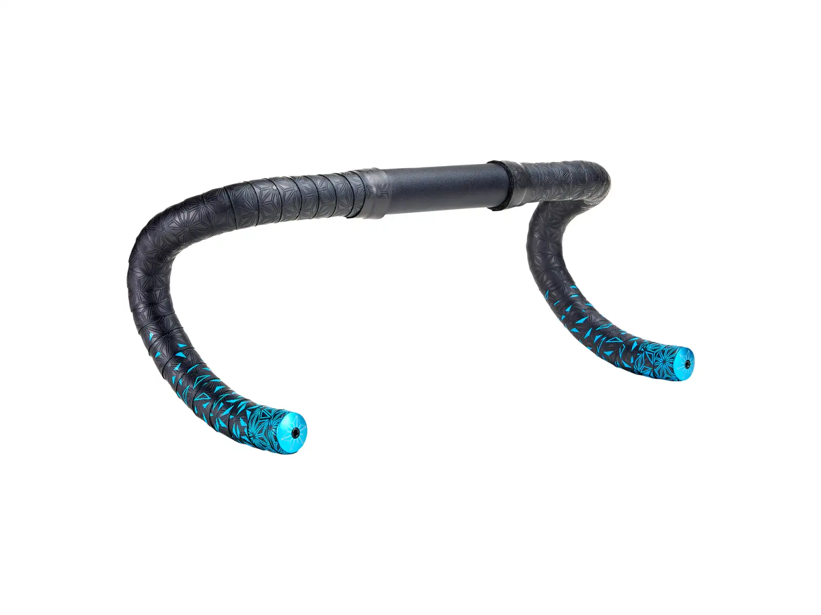 Supacaz Super Sticky Kush Star Fade Lenkerband Neonblau Star Fade/Blau Plugs
