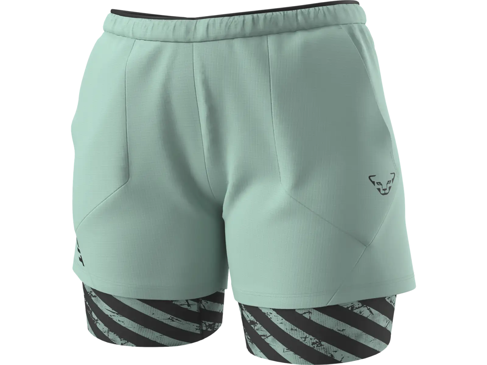 Dynafit Trail 2v1 Damen Laufshorts Jadelite
