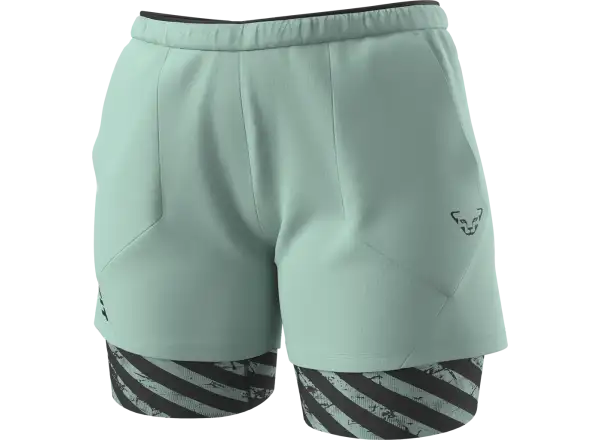 Dynafit Trail 2v1 Damen Laufshorts Jadelite