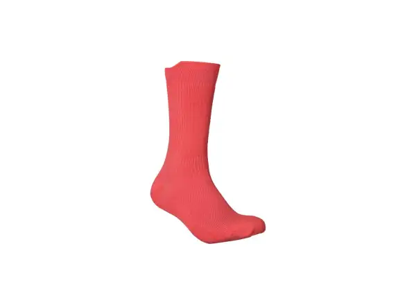 POC Lithe MTB Mid Socken Ammolite Coral
