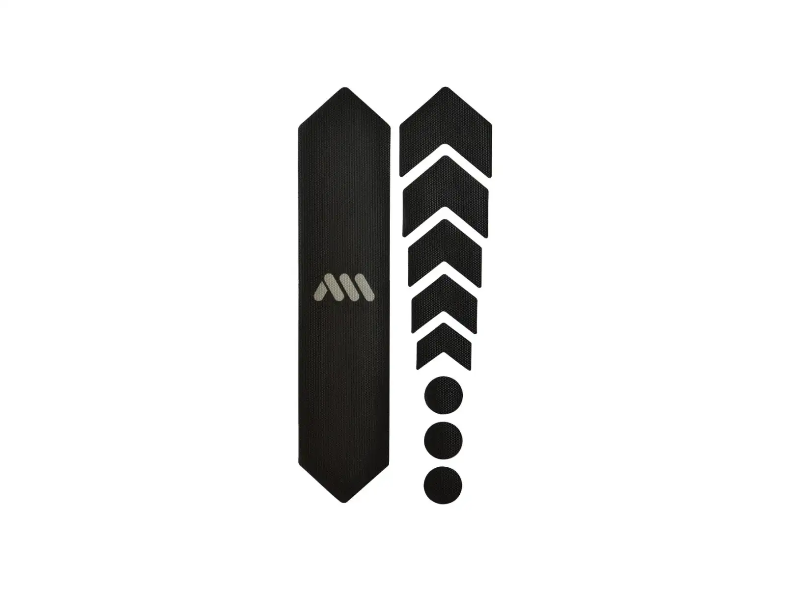 All Mountain Style Rahmen-Schutzaufkleber Basic Black/Silver