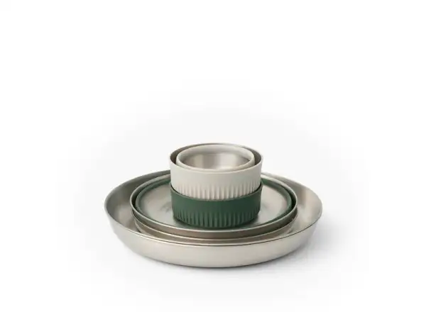 Sea to Summit Detour Stainless Steel Dinnerware Set 6 teilige Geschirrset