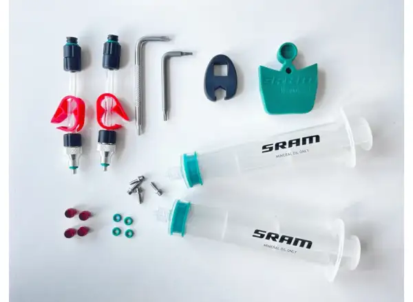 Sram Entlüftungskit Standard zum Entlüften von Bremsen mit Mineralöl, ohne Öl.