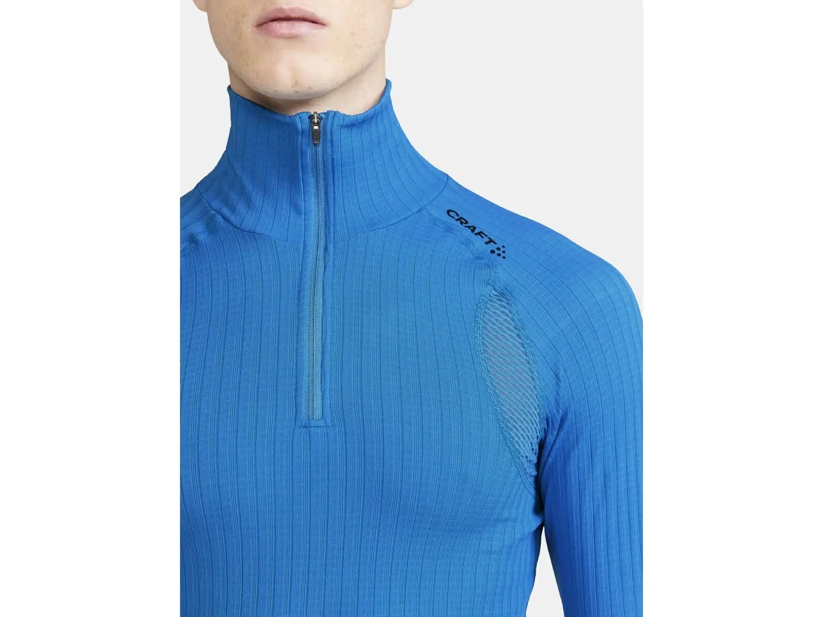 Craft Active Extreme X Zip Herren Langarmshirt Blau