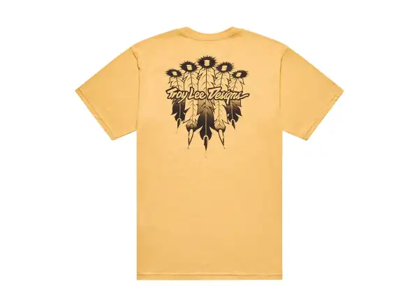 Troy Lee Designs Feather Herren T-Shirt Kurzarm Bleached melon