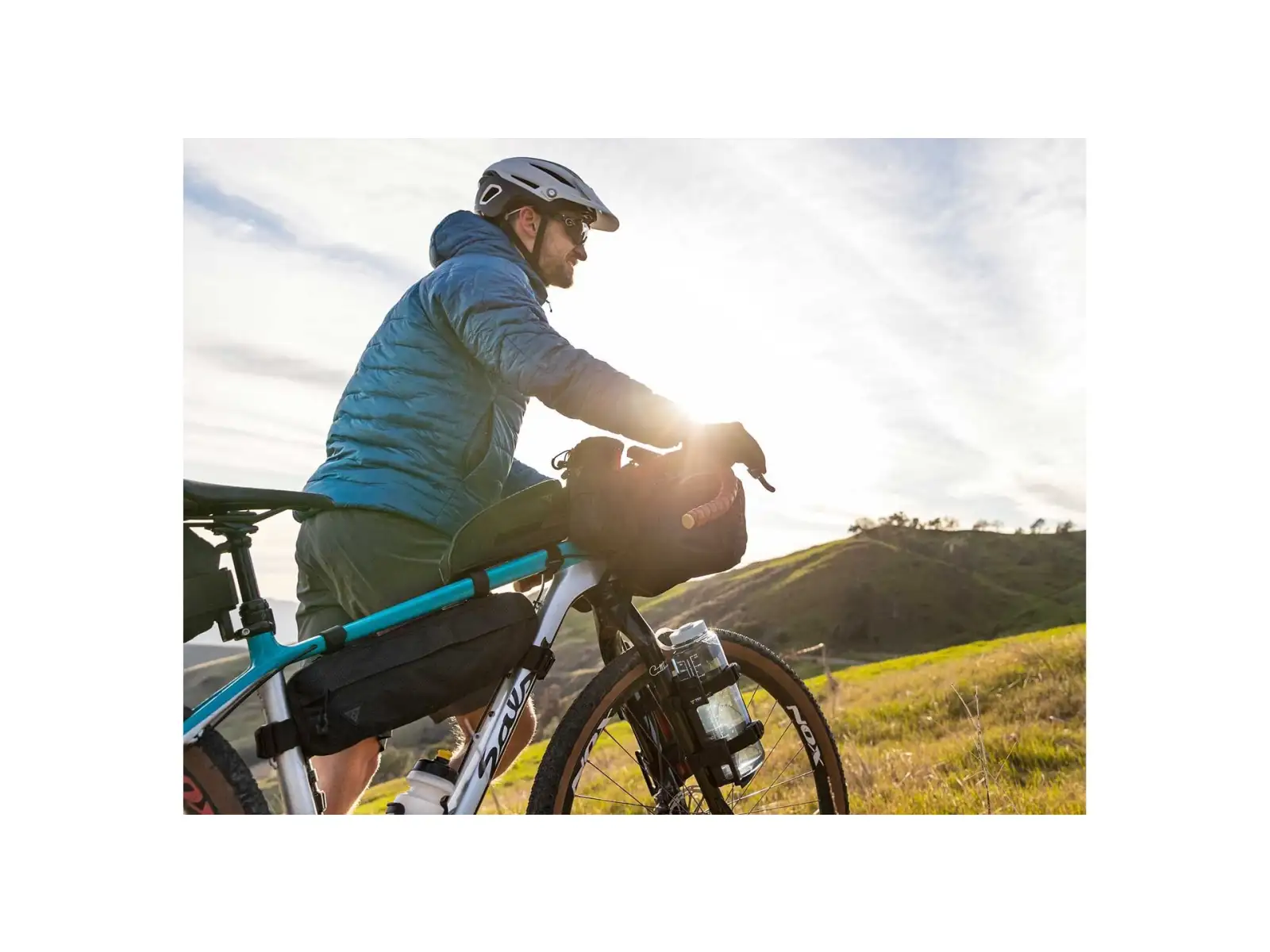 Topeak Fahrradpacktasche MidLoader Rahmen 3 l grün