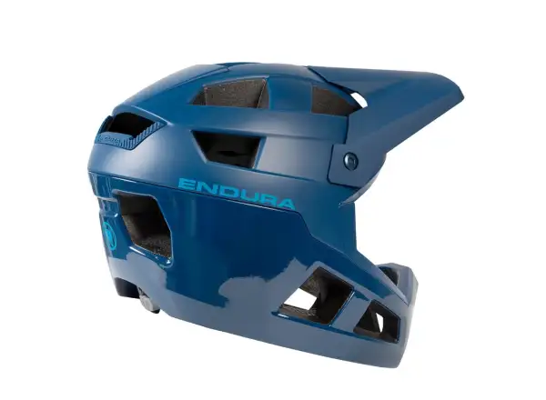 Endura SingleTrack Full Face Helm Blaubeere