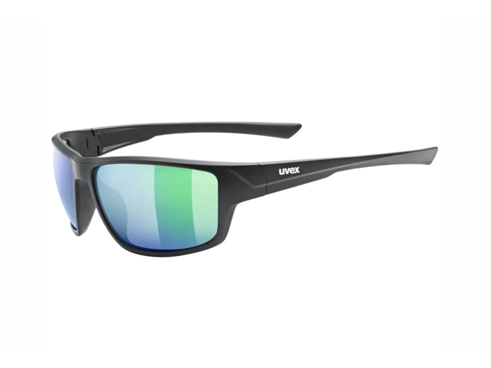 Uvex Sportstyle 230 Brille Black Matt/Mirror Green