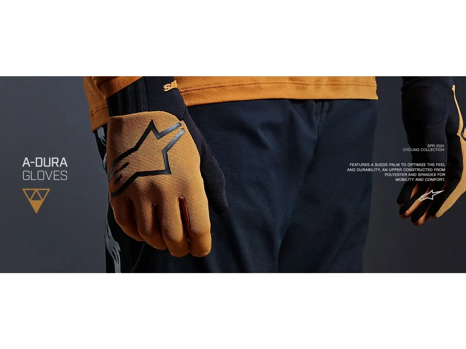 Alpinestars A-Dura Handschuhe Dark Gold