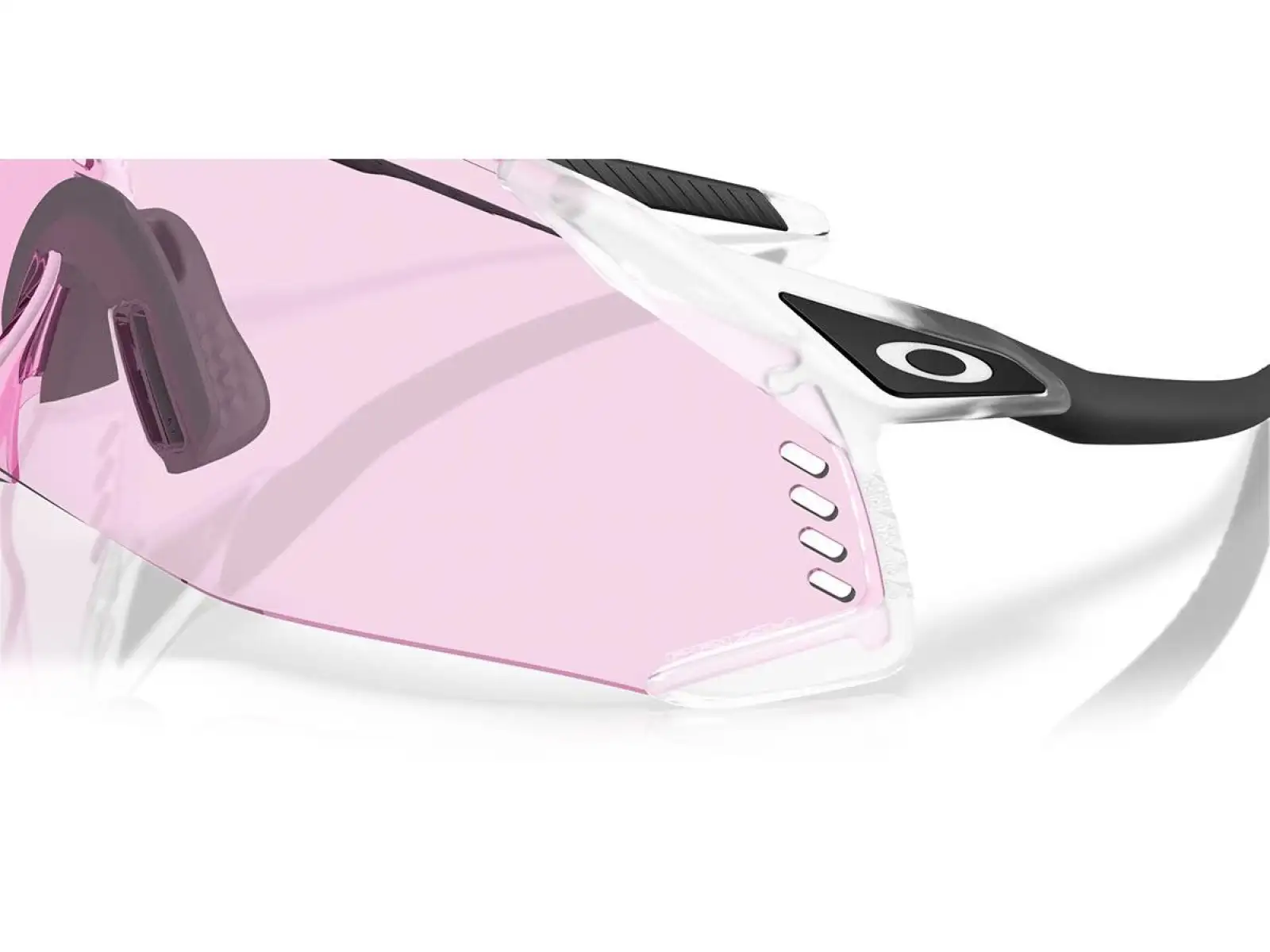 Oakley Velo Kato Fahrradbrille Matte Clear/Prizm Low Light
