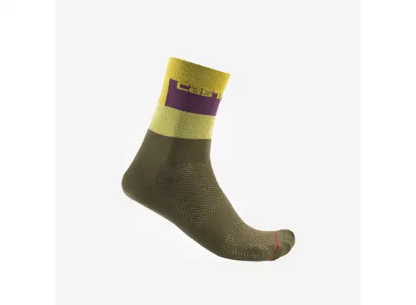 Castelli Blocco 15 Socken Defender Grün