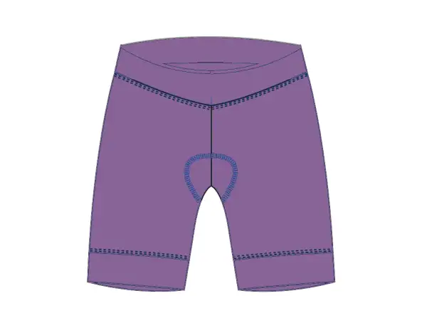 Dotout Beam Damen Shorts mit Polsterung Violet