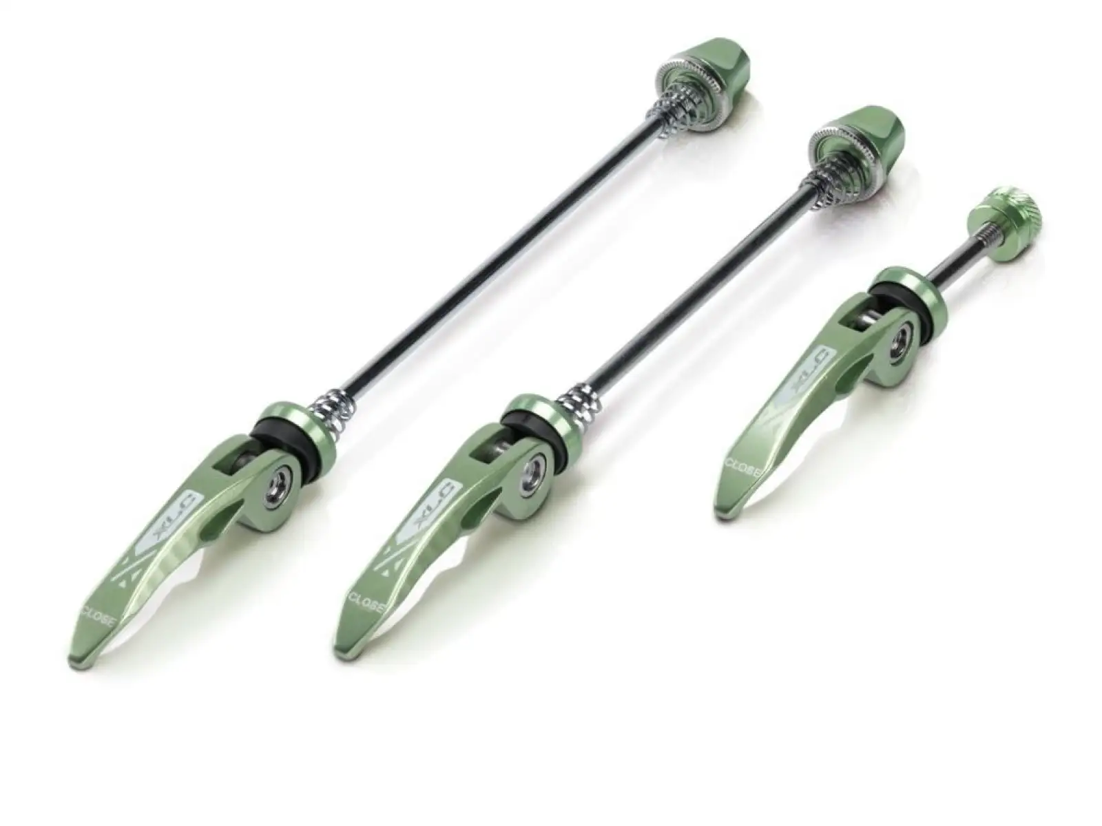 XLC QR-L05 Colour-Edition Schnellspanner-Set grün