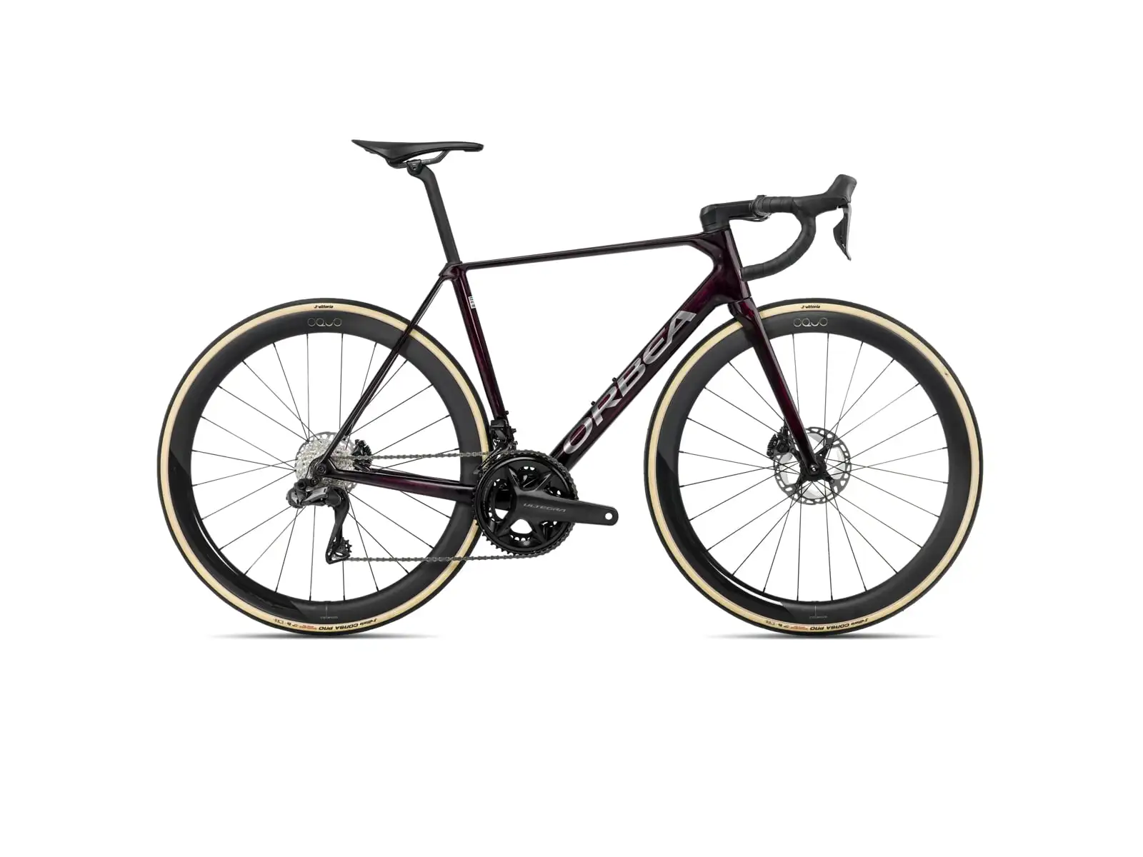 Orbea ORCA M20iLTD PWR Rennrad Wine Red-Titanium