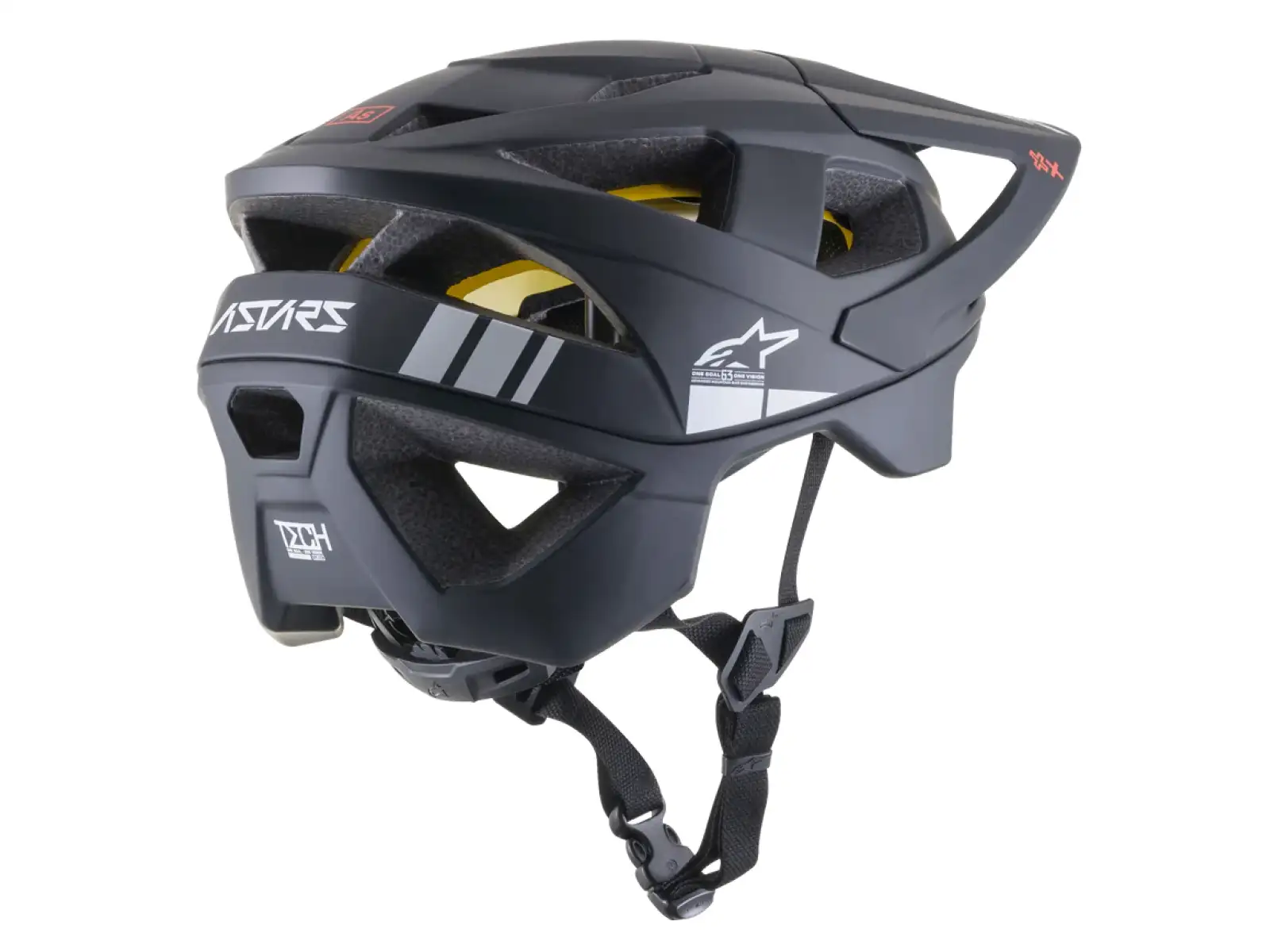 Alpinestars Vector Tech MIPS Enduro Helm Black/Light Gray Matt ROZBALENO