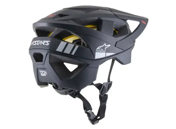 Alpinestars Vector Tech MIPS Enduro Helm Black/Light Gray Matt ROZBALENO