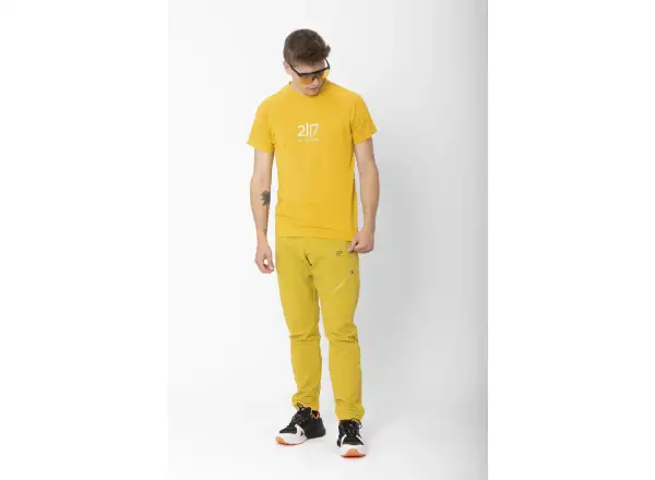 2117 of Sweden Huli Herren T-Shirt Kurzarm Dark Yellow