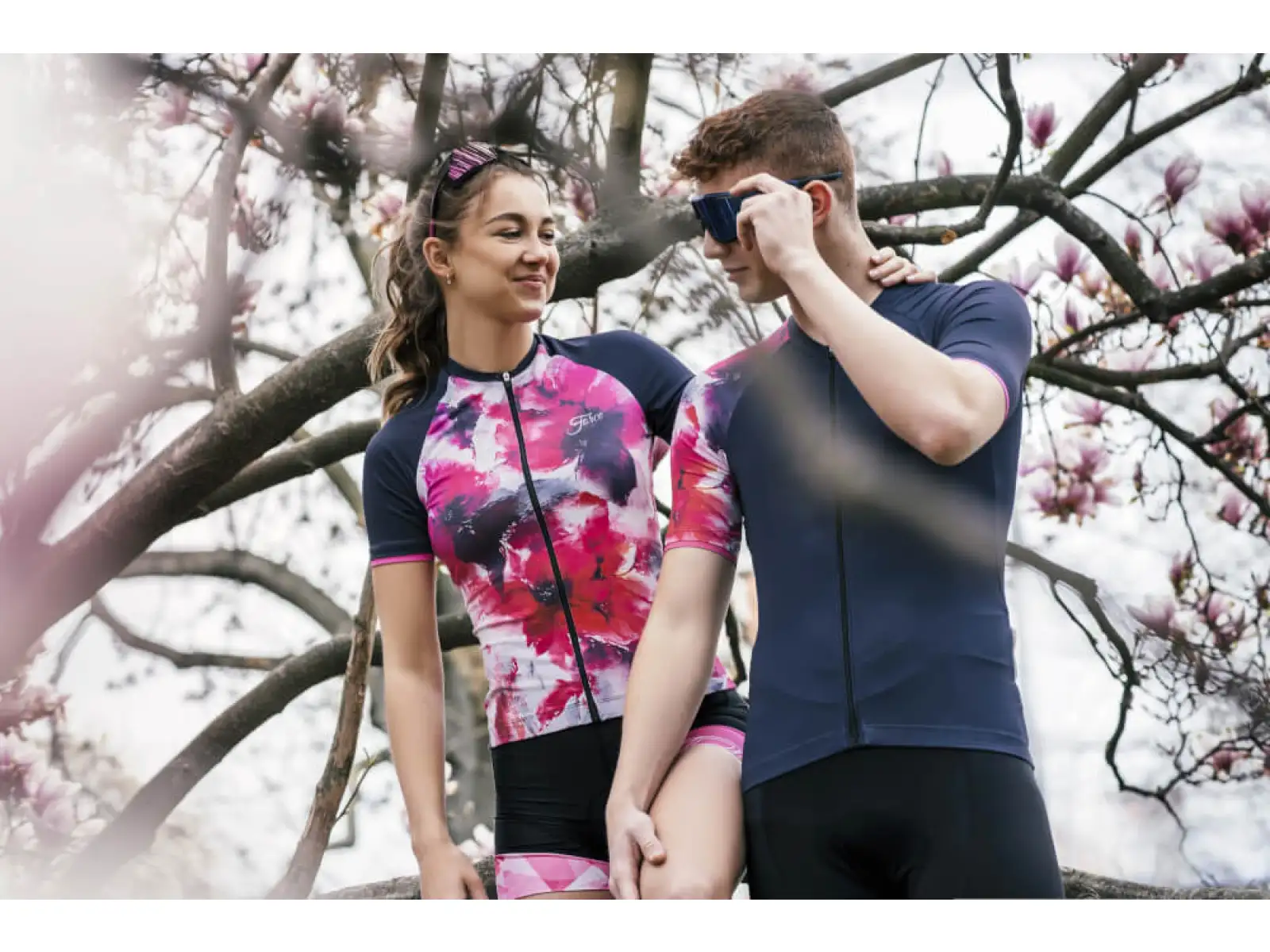 Force May Lady Damen Trikot kurzarm pink