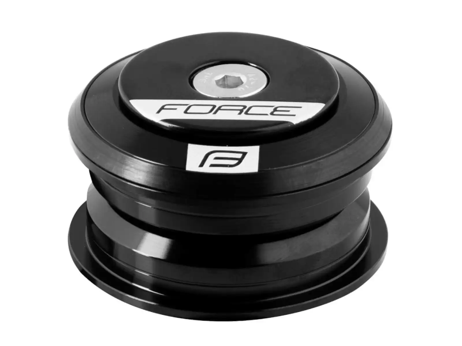Force Ahead 1 1/8" halbintegrierter Steuersatz schwarz