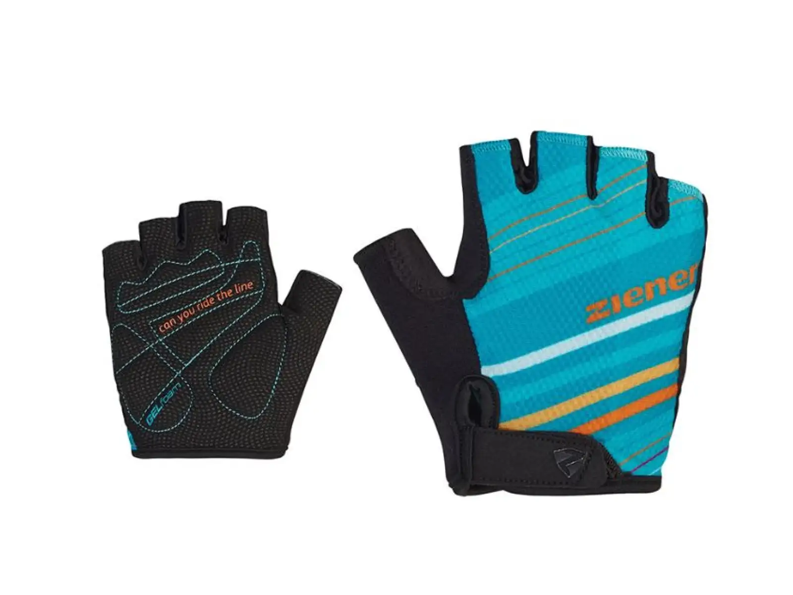 Ziener Cäcilia Junior Kinderhandschuhe kurz blau/schwarz
